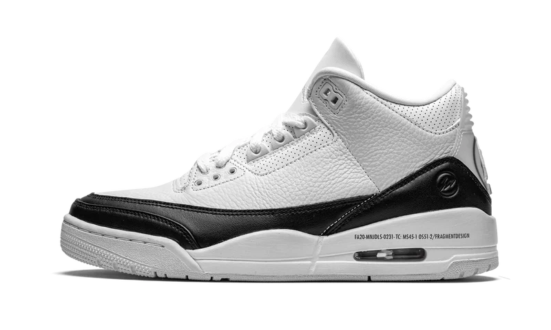 Nike Air Jordan 3 White Black Cowhide