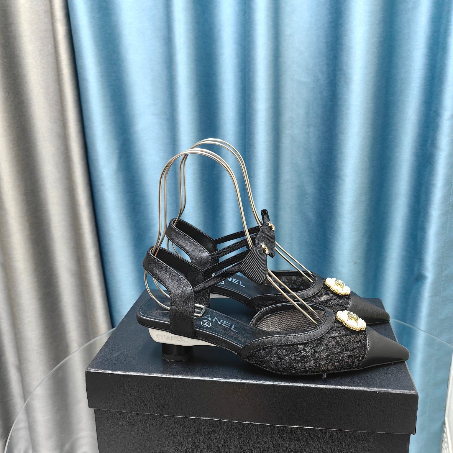 Chanel 2026 Sandal Leather Mesh 711142