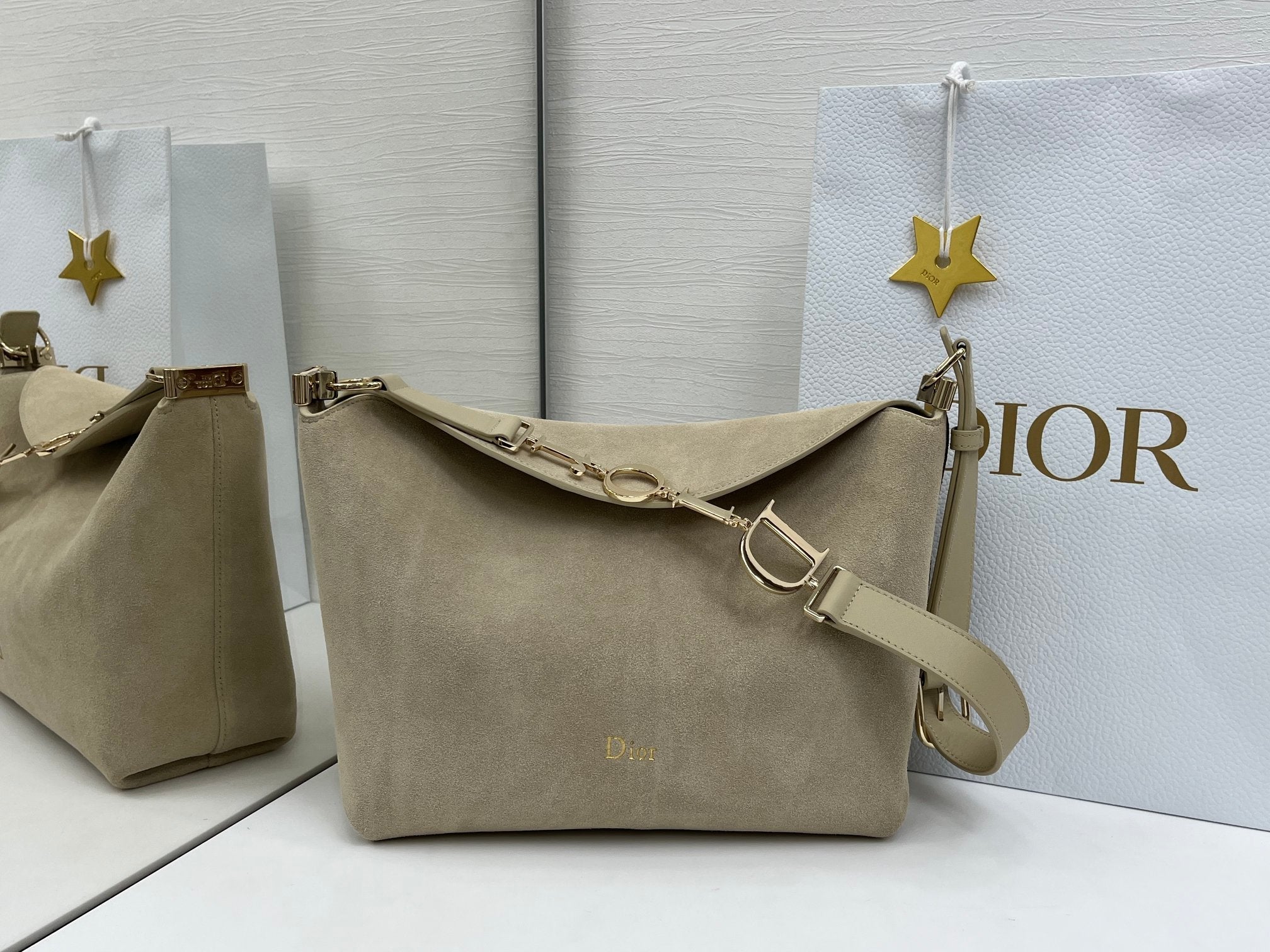 Dior 2026 Diorly Bag 28cm Suede Calfskin