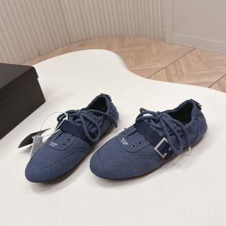 PRA 2026S Casual Ballet Flats Canvas