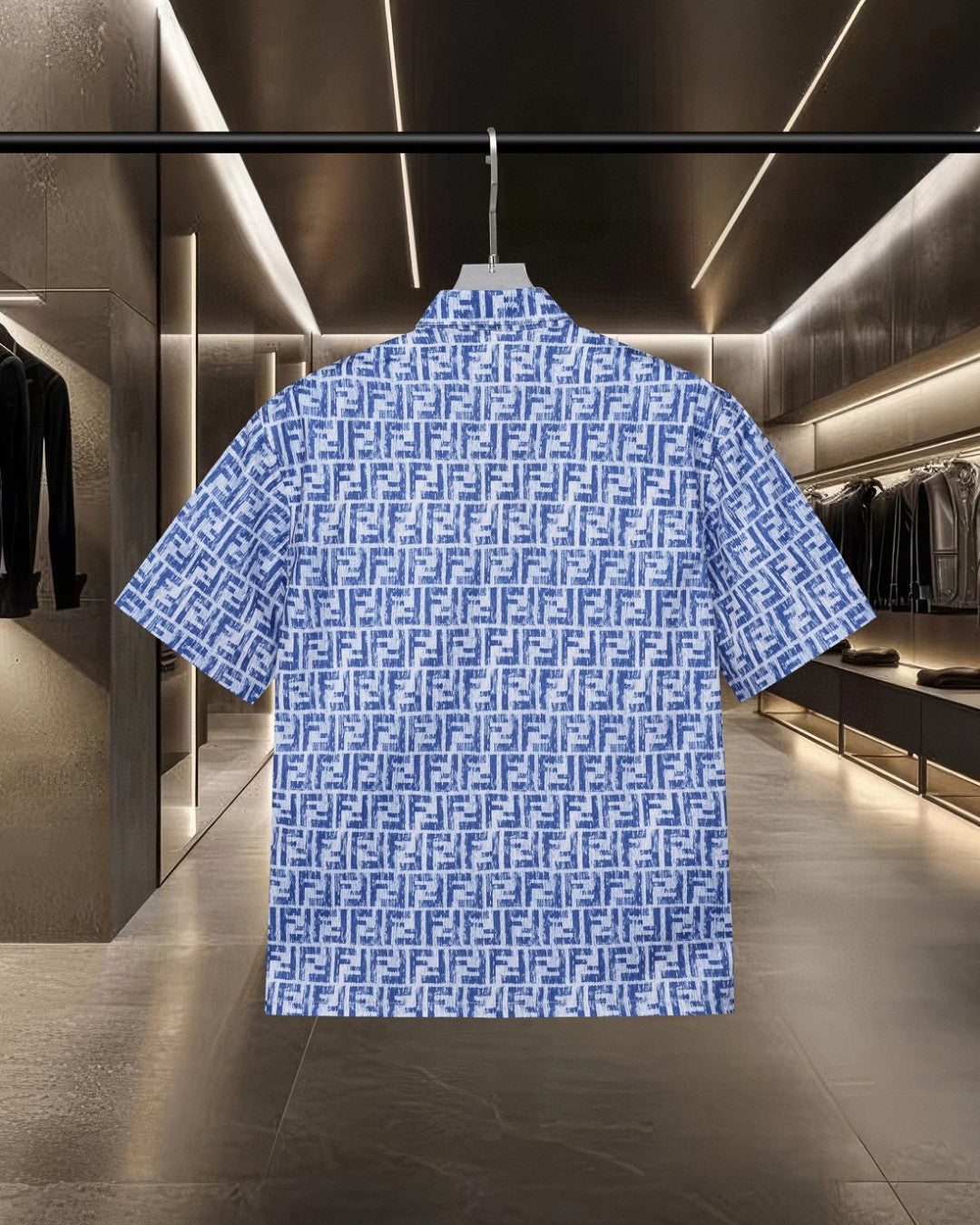 Fendi 2026 Men's Short-Sleeve Shirt Cashmere 801532