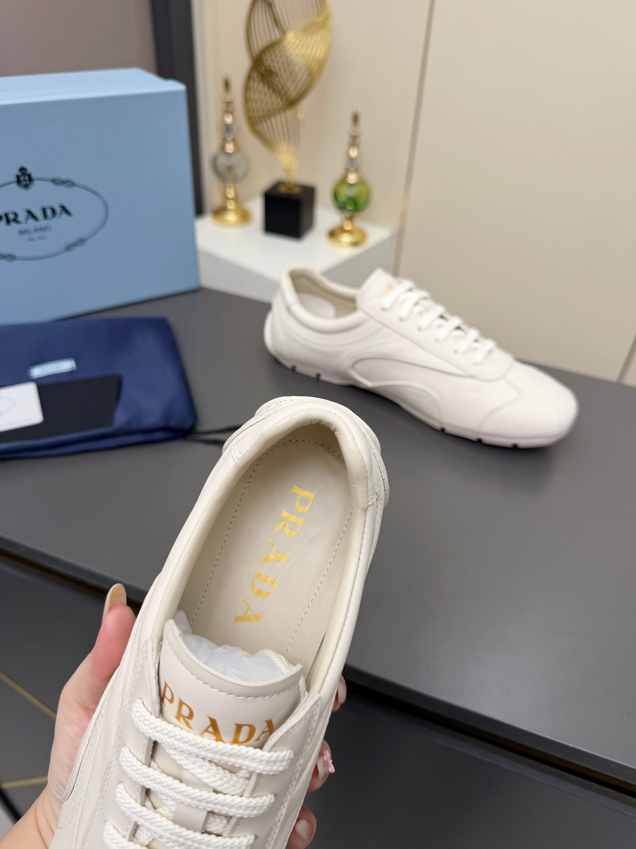 Prada 2026 Casual Sneakers Cowhide 732930