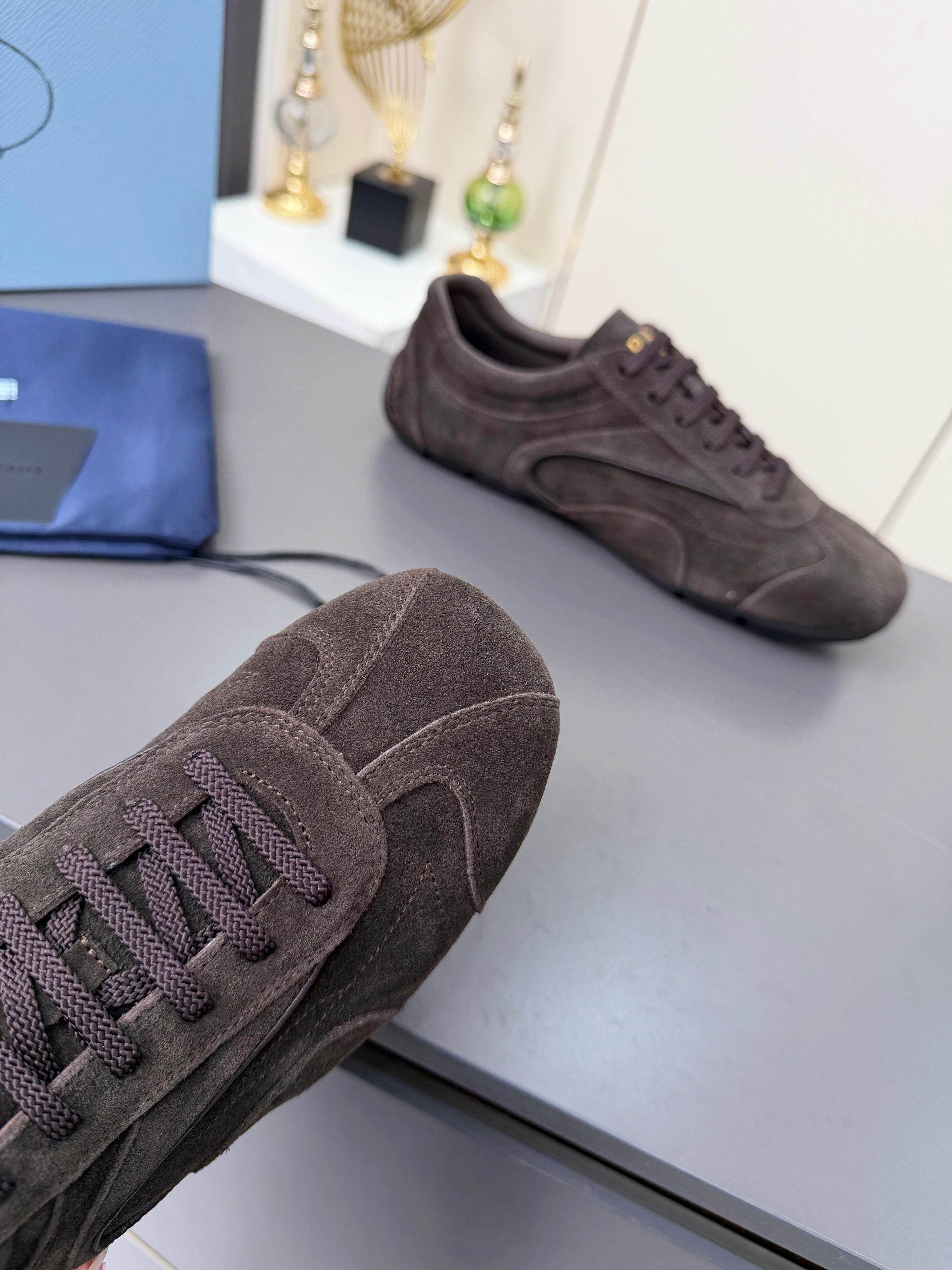 Prada 2026 Casual Sneakers Suede 732926