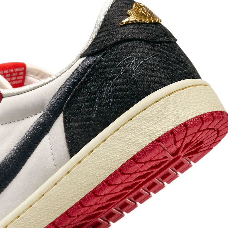 Trophy Room X Air Jordan 1 Retro White Red Black Suede Leather