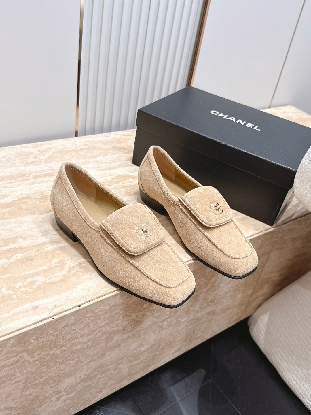 Chanel 2026 Loafer 35mm Suede Calfskin 899062