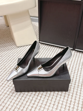 YSL 26ss High Heel Pumps 75 Calfskin