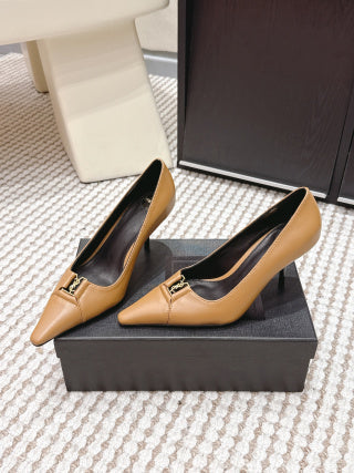 YSL 26ss High Heel Pumps 75 Calfskin