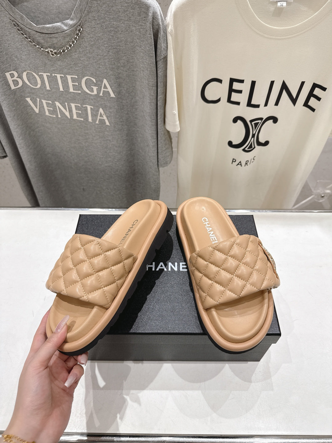 Chanel 2026 Flat Sandal Sheepskin 713024