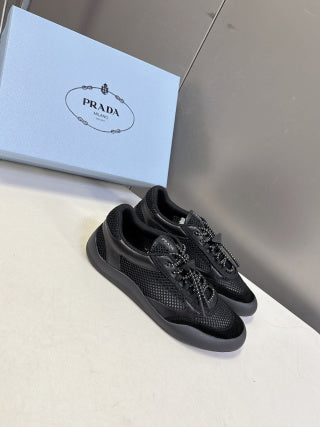Prada 2026 Speedrock Mesh Fabric Sneaker Mesh Leather 717530