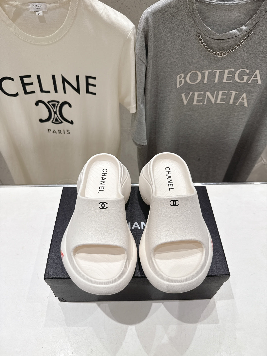 Chanel 2026  Platform Wedge Sandal 50mm Lambskin 713053