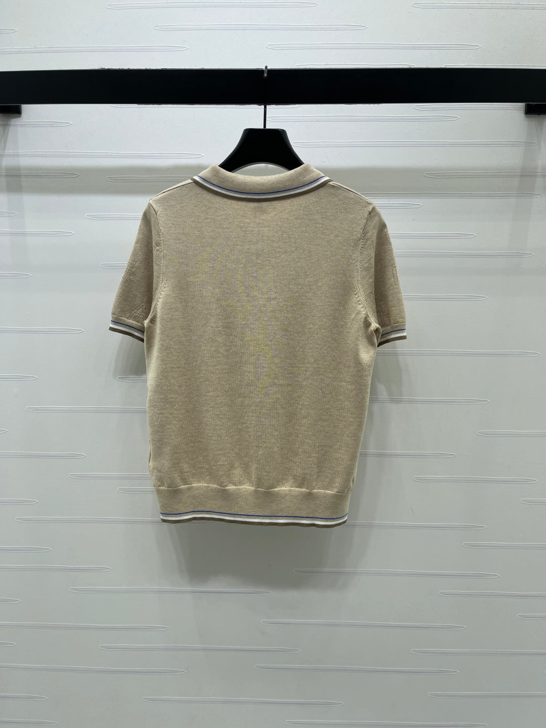 Chanel 2026 Collar Short-sleeved Shirt Cotton Cashmere 380719