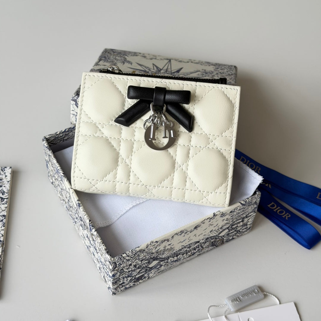 Dior 2026 Freesia Wallet and Card Holder Lambskin 156789