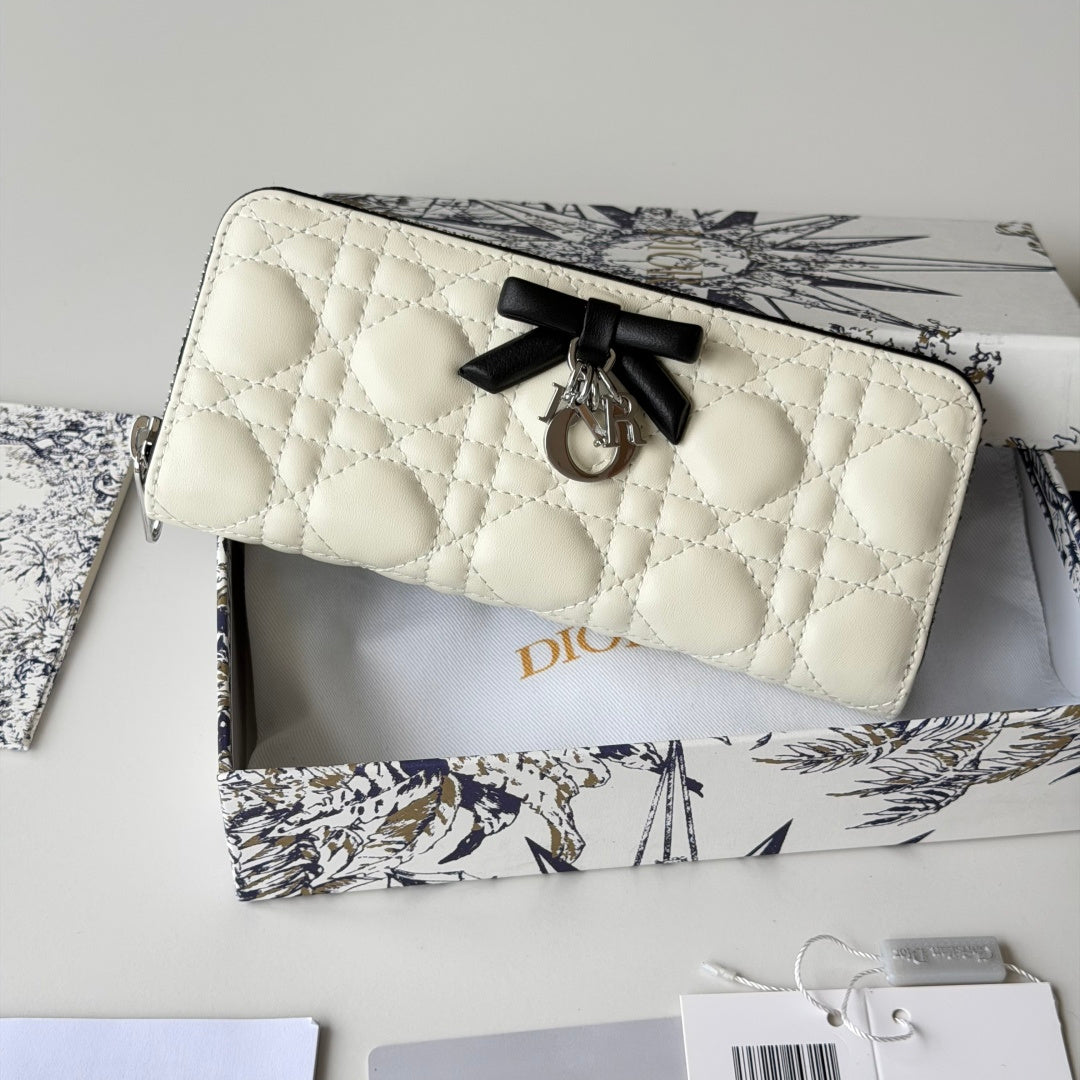 Dior 2026 Freesia Wallet and Card Holder Lambskin 156789