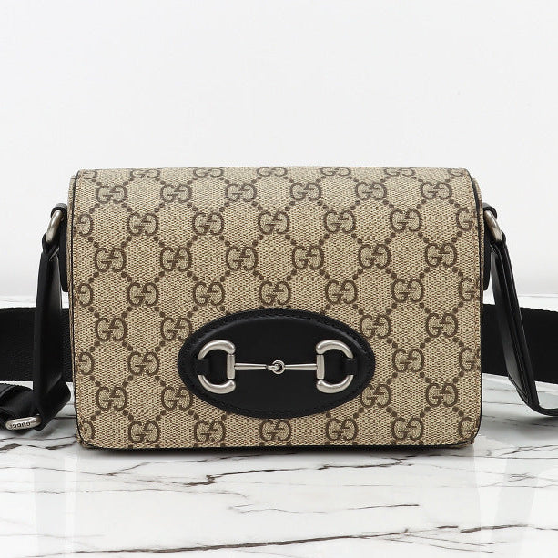 Gucci 2026 Horsebit 1955 Mini Bag 19cm Canvas Leather