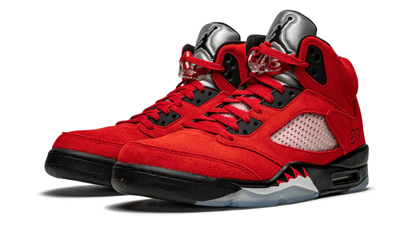 Nike Air Jordan 5 Retro Bull Red Black Suede