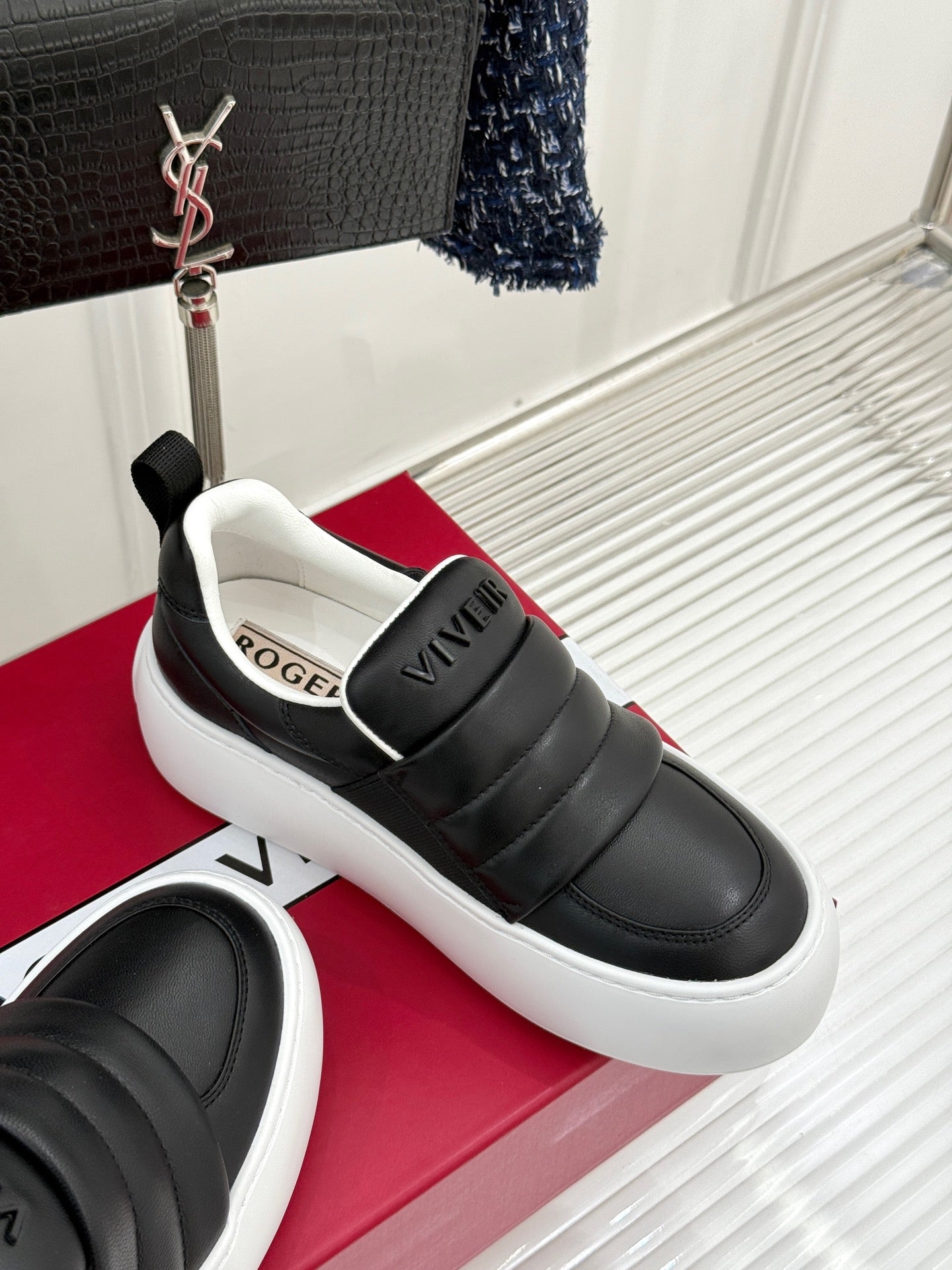 Thick-soled Viv PlatForm Imported Lambskin 189357