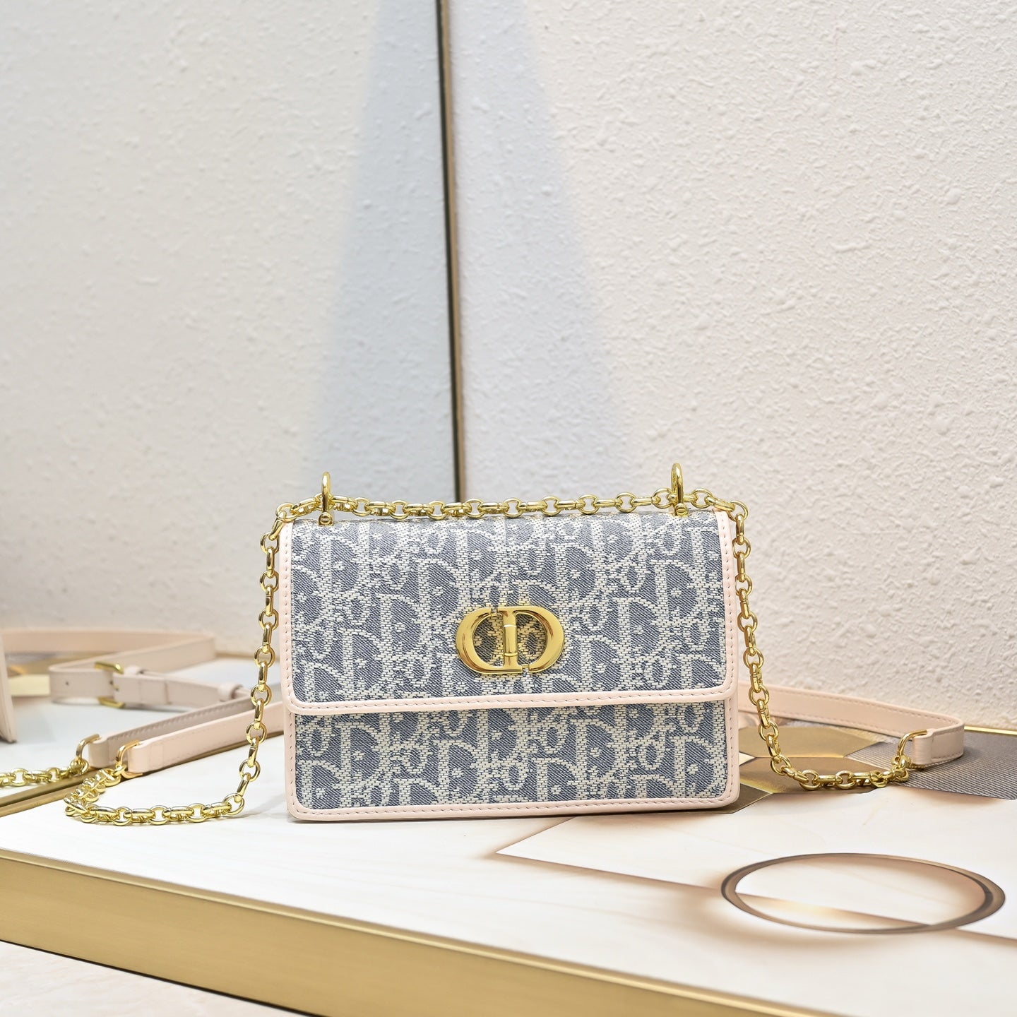 Dior 2026 Miss Caro Mini Bag 18cm Fabric Leather