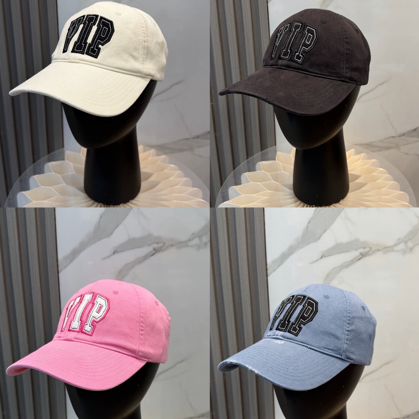 Balenciaga Baseball Cap Denim Cotton 268986