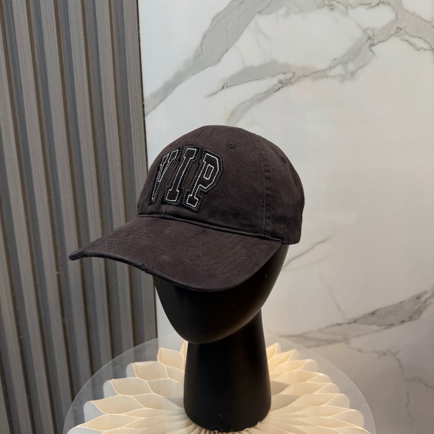 Balenciaga Baseball Cap Denim Cotton 268986