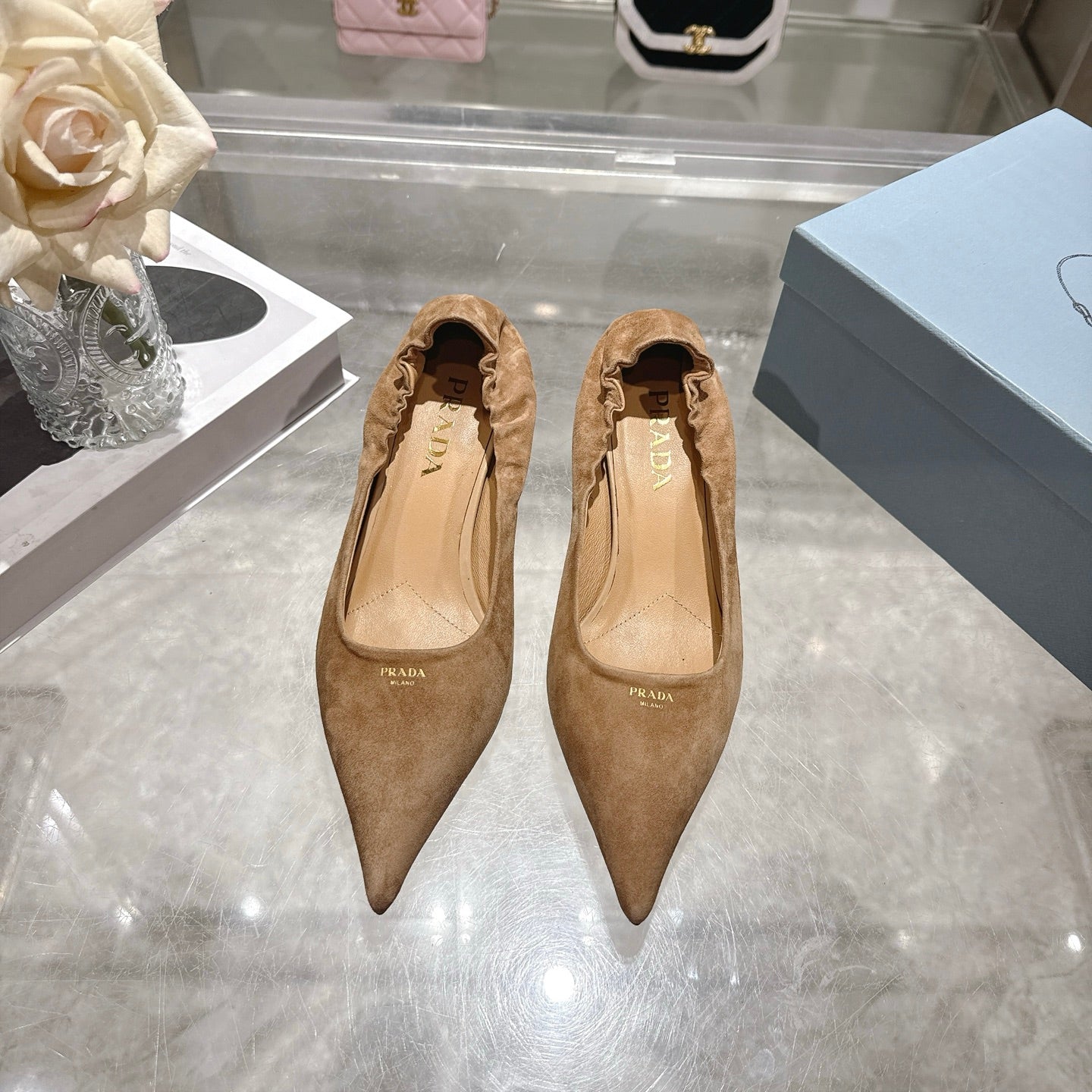 Prada 2026 Slingback Pump 55mm Sheepskin 715599