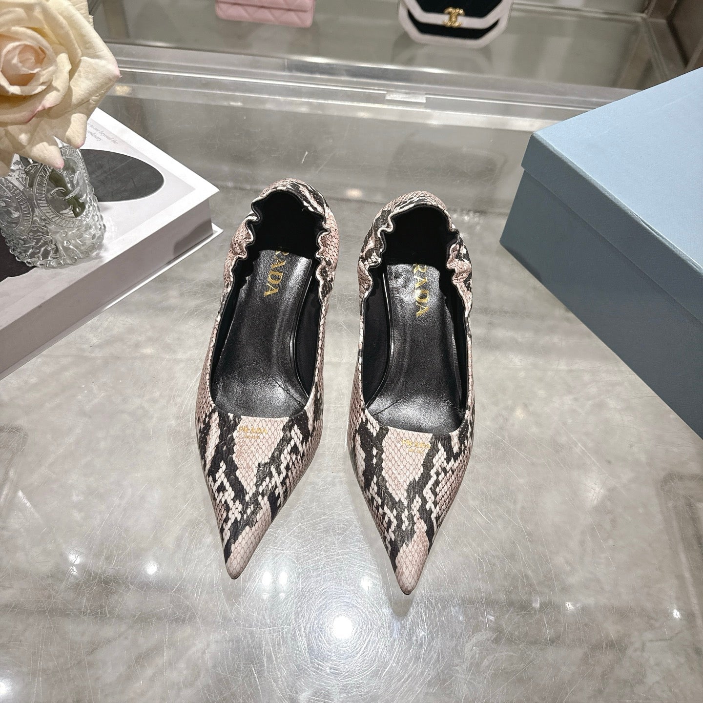Prada 2026 Slingback Pump 55mm Sheepskin 715599