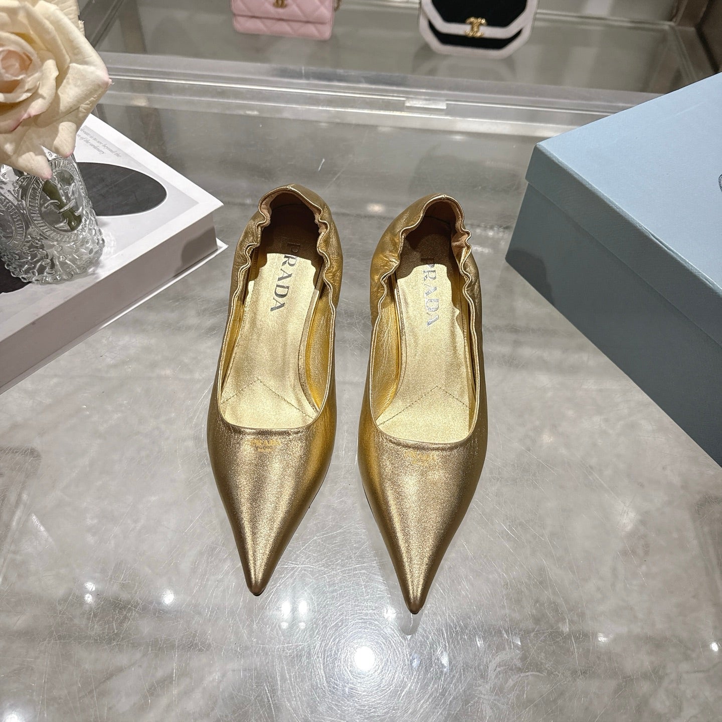 Prada 2026 Slingback Pump 55mm Sheepskin 715599