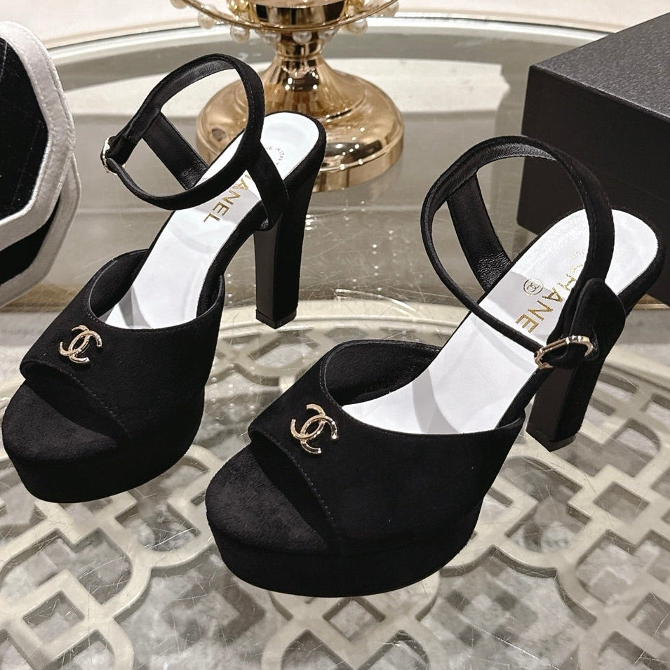 Chanel 2026 Platform Sandals Lambskin 834303
