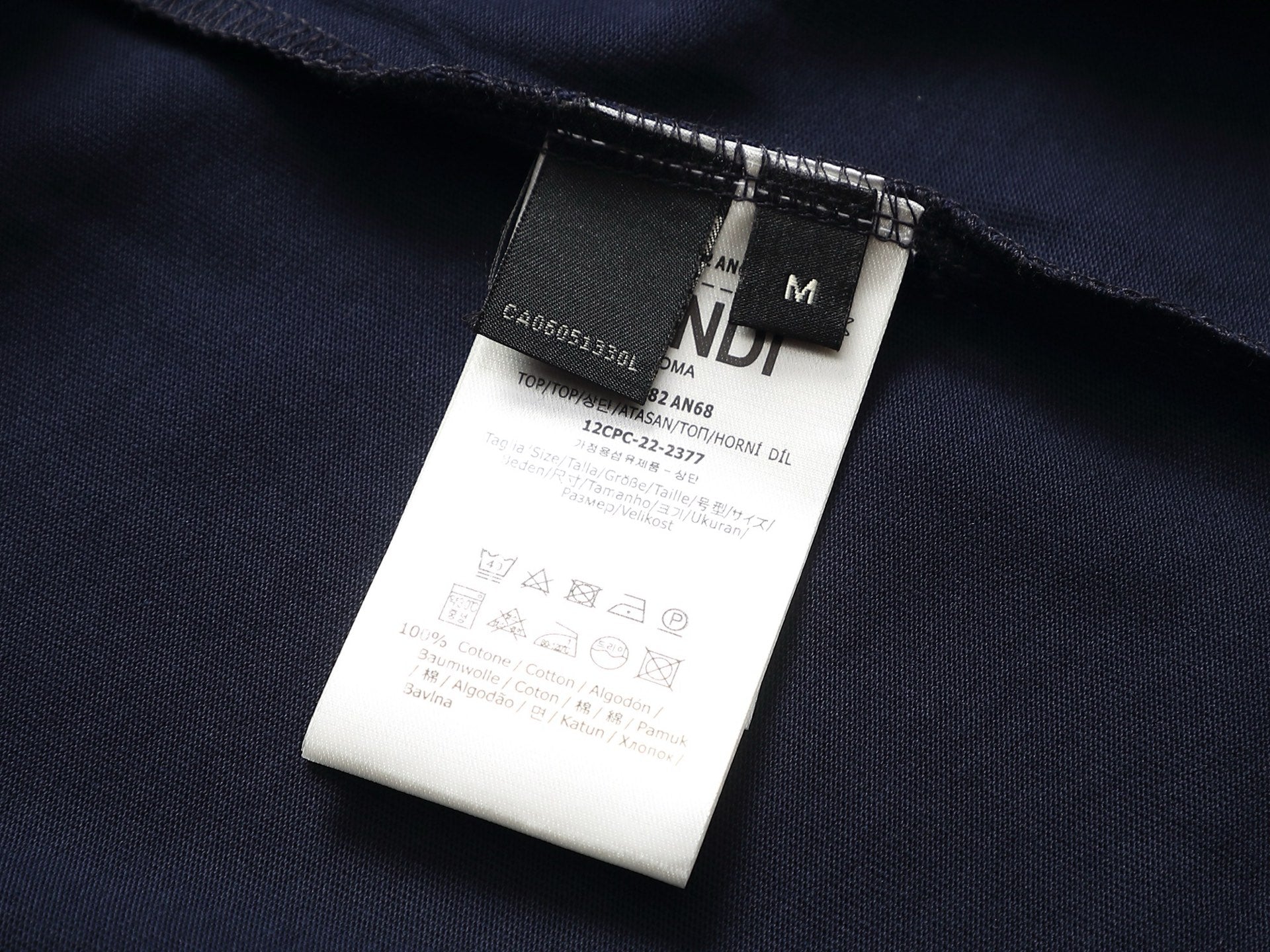 Fendi 2026 Men's Short T-shirt Cotton 796561