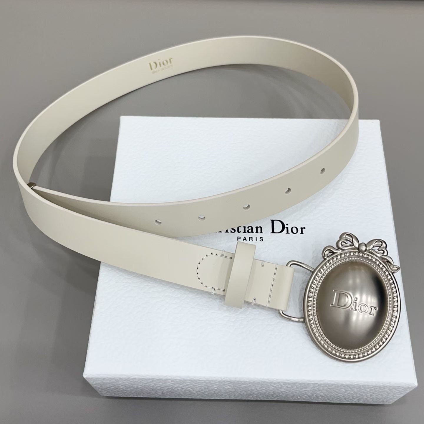 Dior Médaillon Belt 25mm Smooth Calfskin