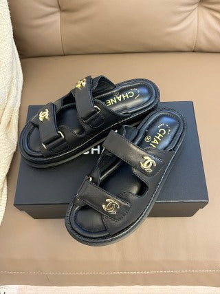 Chanel 2026 Slipper Women's Open Sandals Leather 779323