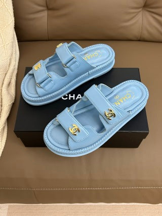 Chanel 2026 Slipper Women's Open Sandals Leather 779323