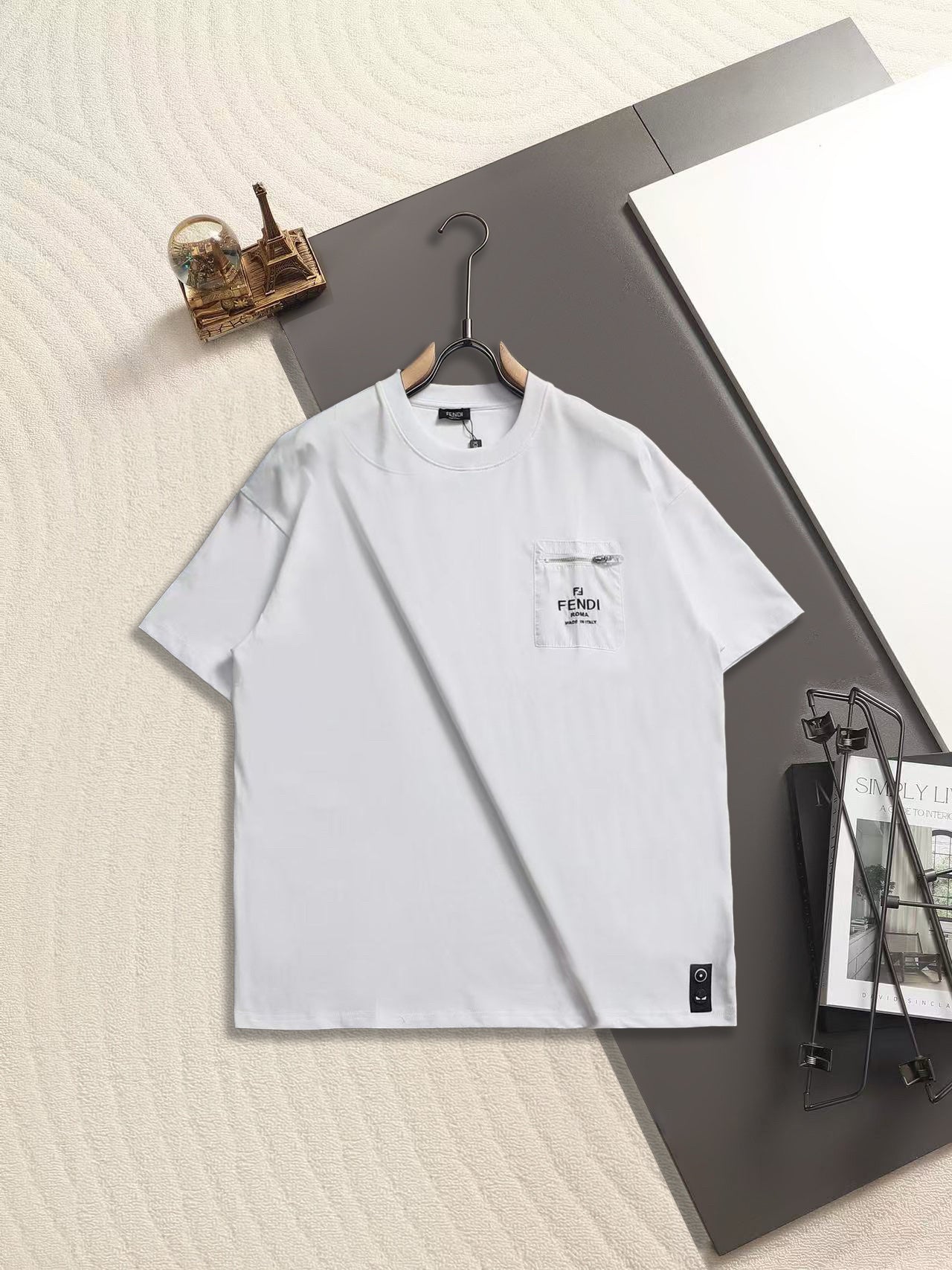 Fendi 2026 Men's Short T-shirt Cotton 796561