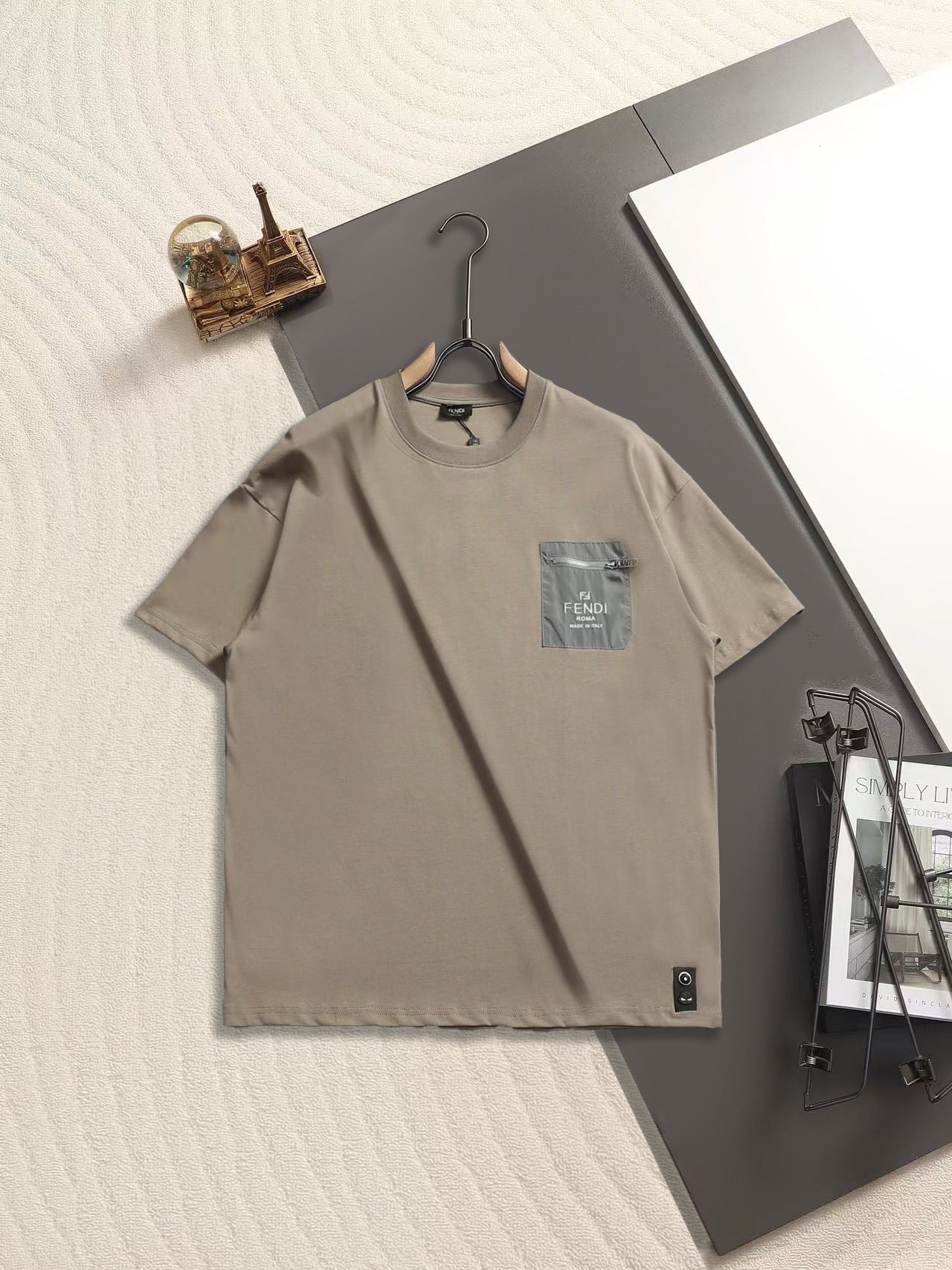 Fendi 2026 Men's Short T-shirt Cotton 796561