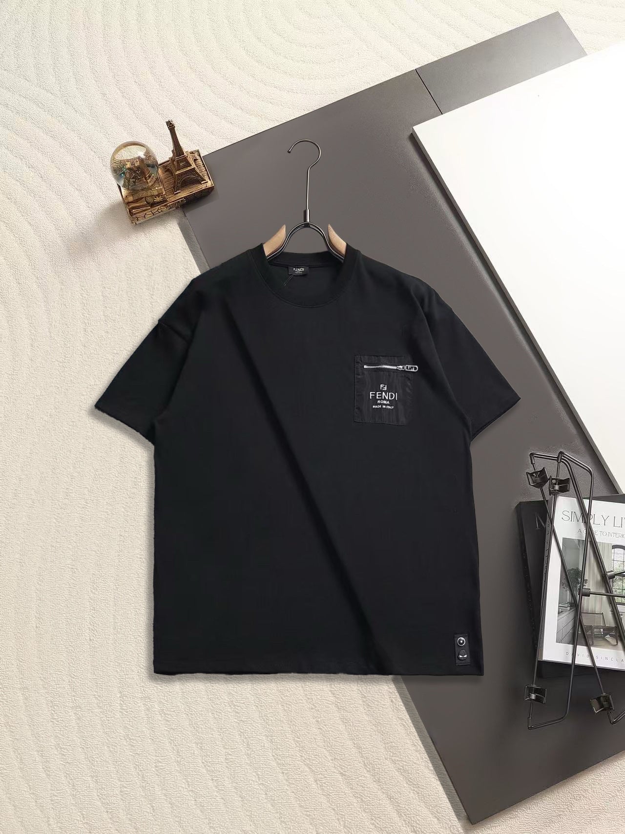 Fendi 2026 Men's Short T-shirt Cotton 796561