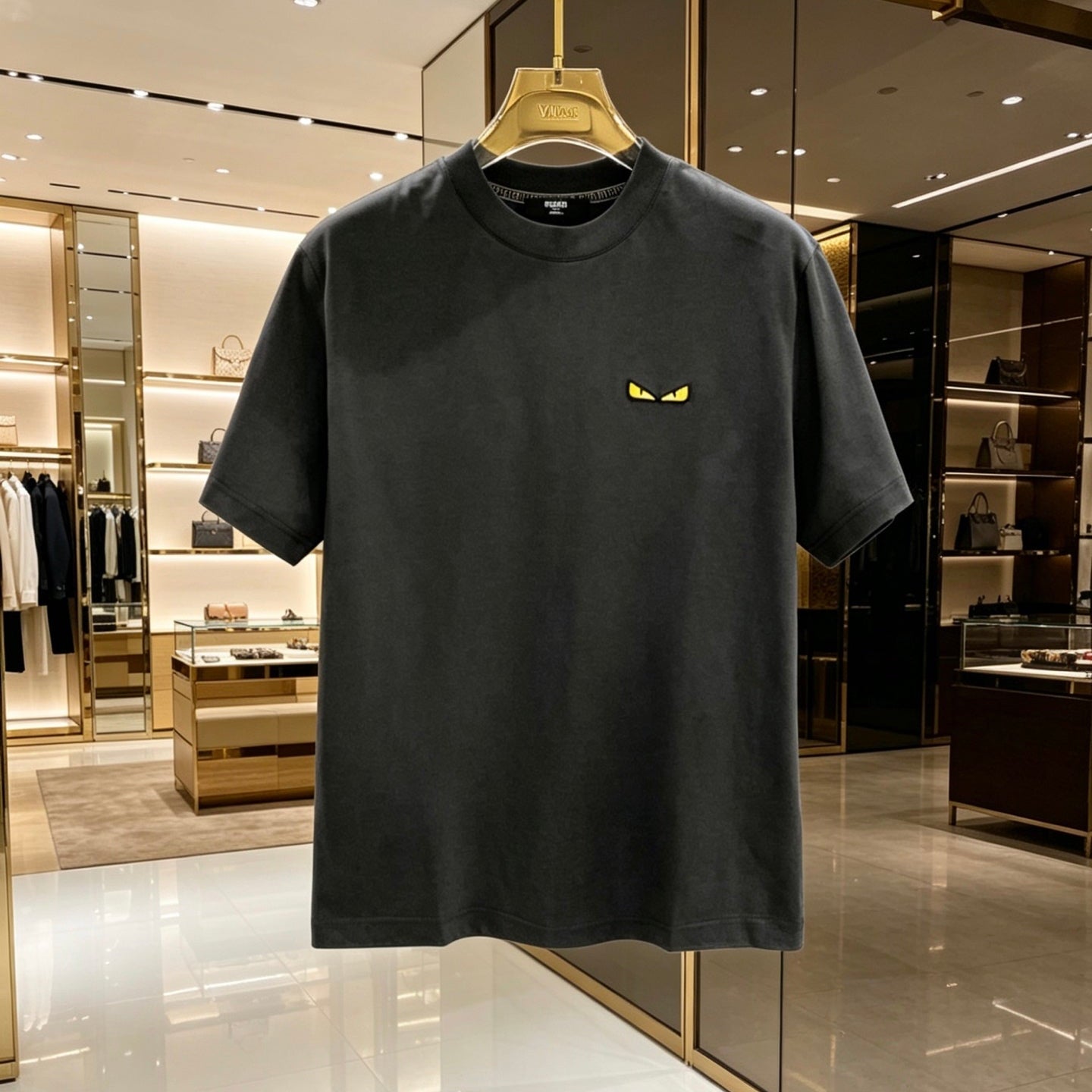 Fendi 2026 Men's Short-Sleeve T-Shirt Cotton 736611