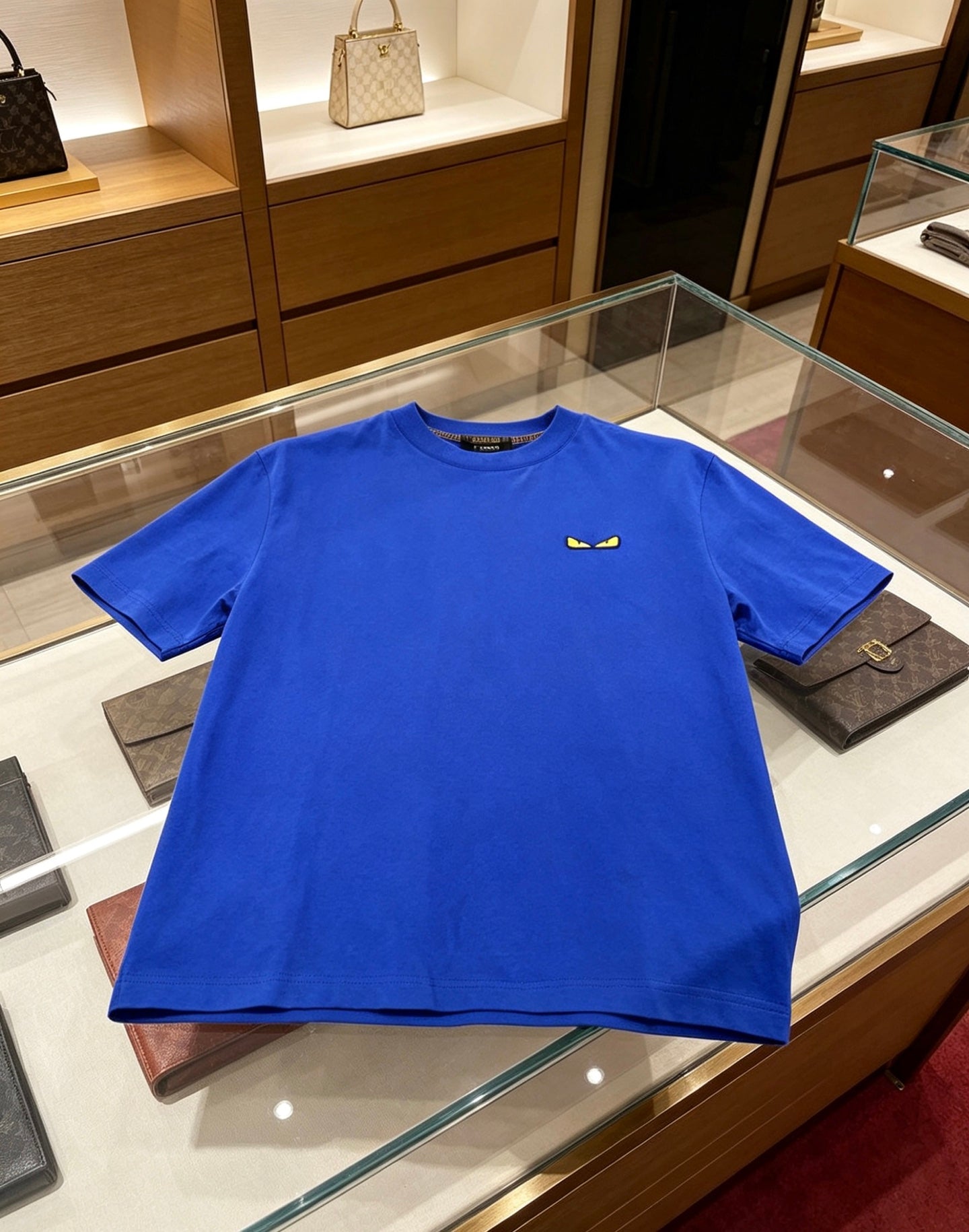 Fendi 2026 Men's Short-Sleeve T-Shirt Cotton 736611