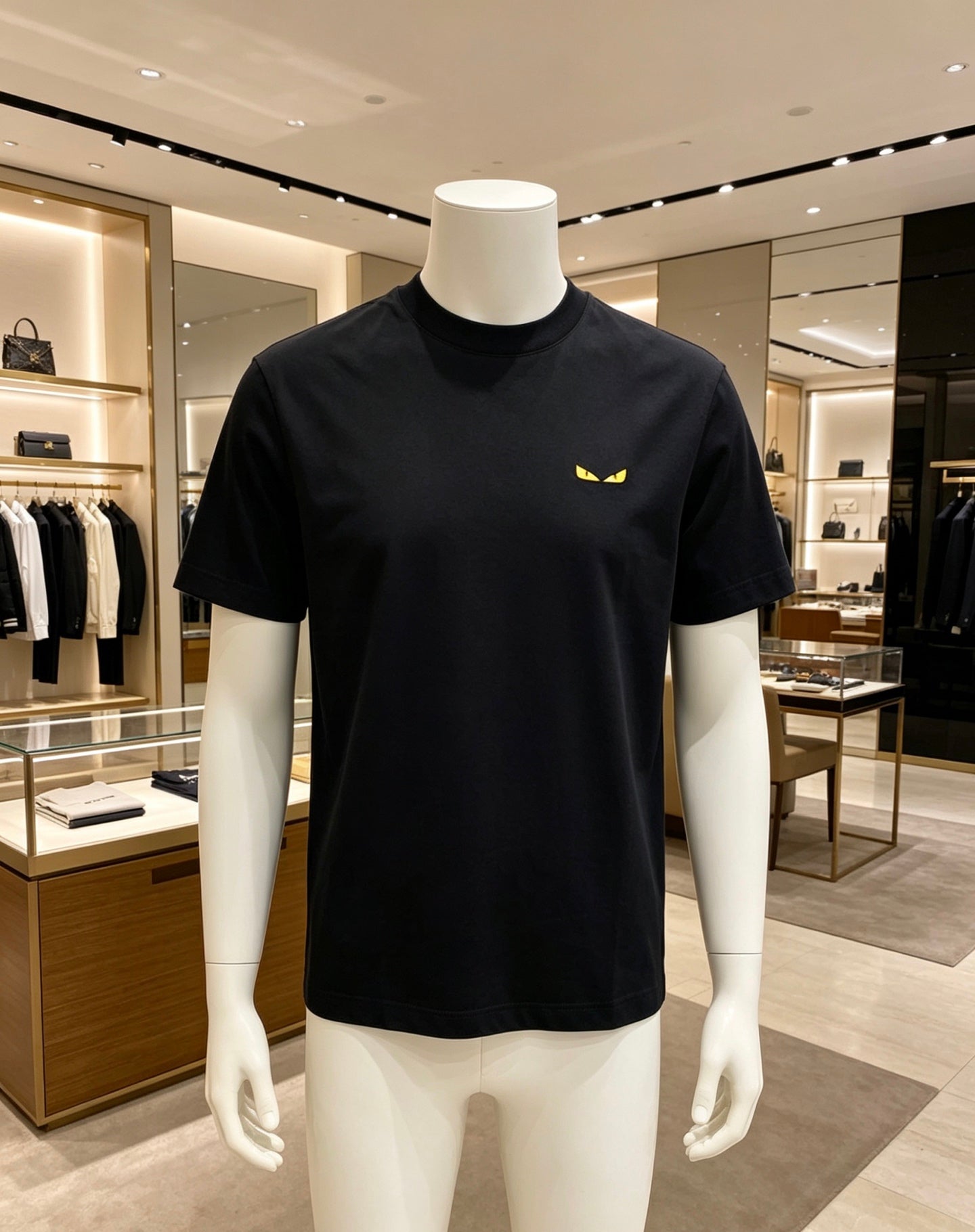Fendi 2026 Men's Short-Sleeve T-Shirt Cotton 736611