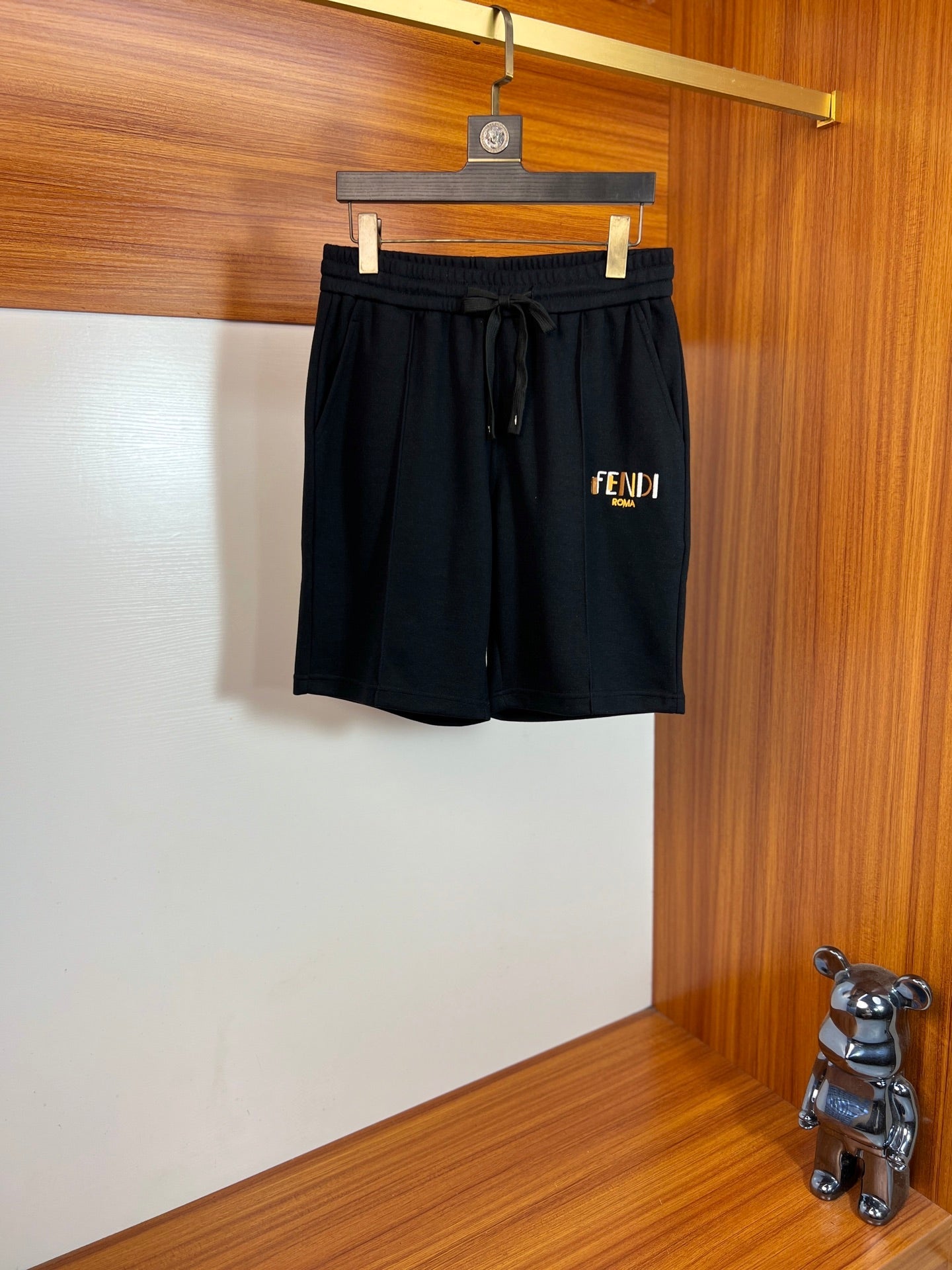 Fendi 2026 Men's Five-Point Shorts Cotton 804096