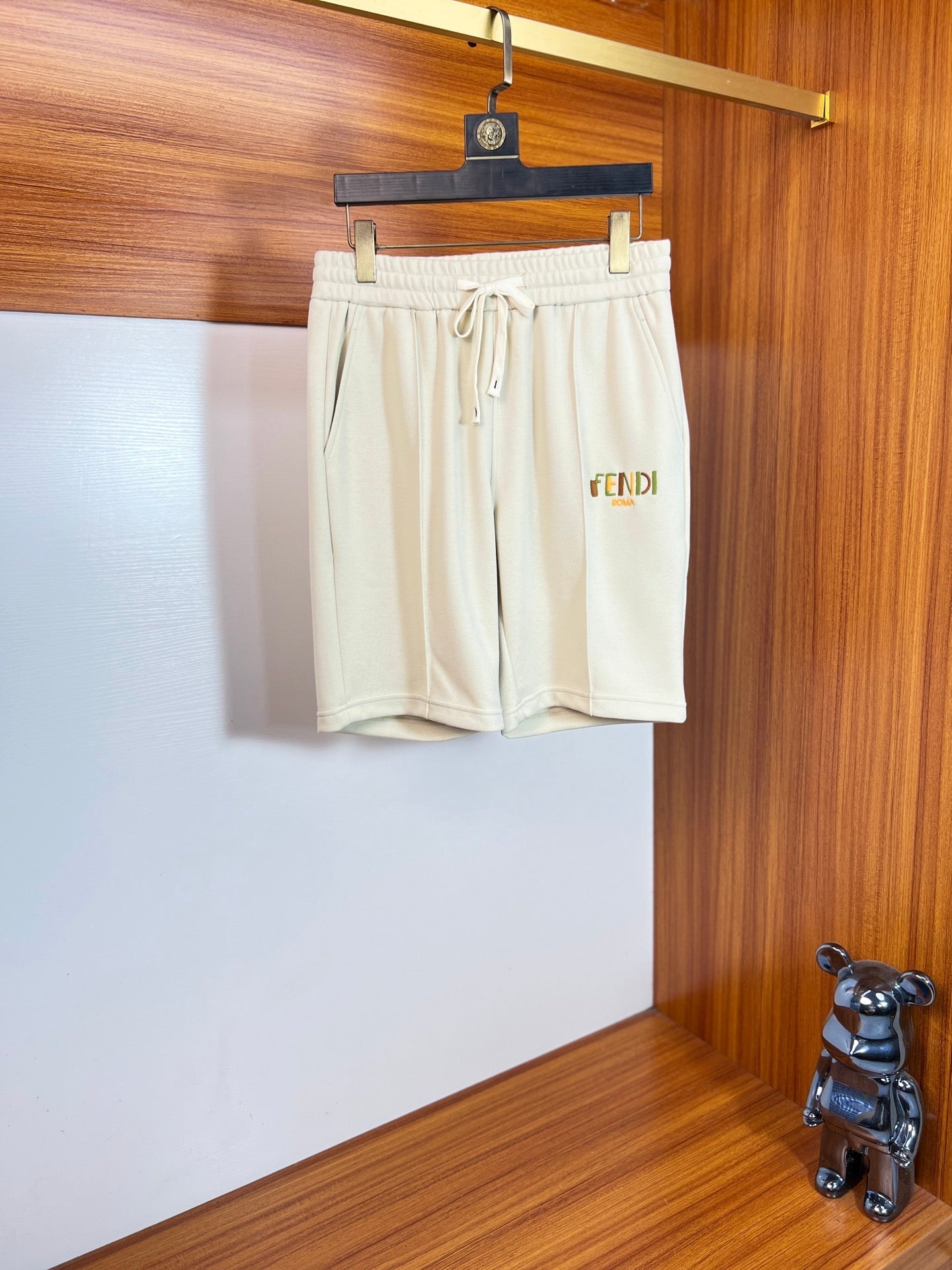 Fendi 2026 Men's Five-Point Shorts Cotton 804096