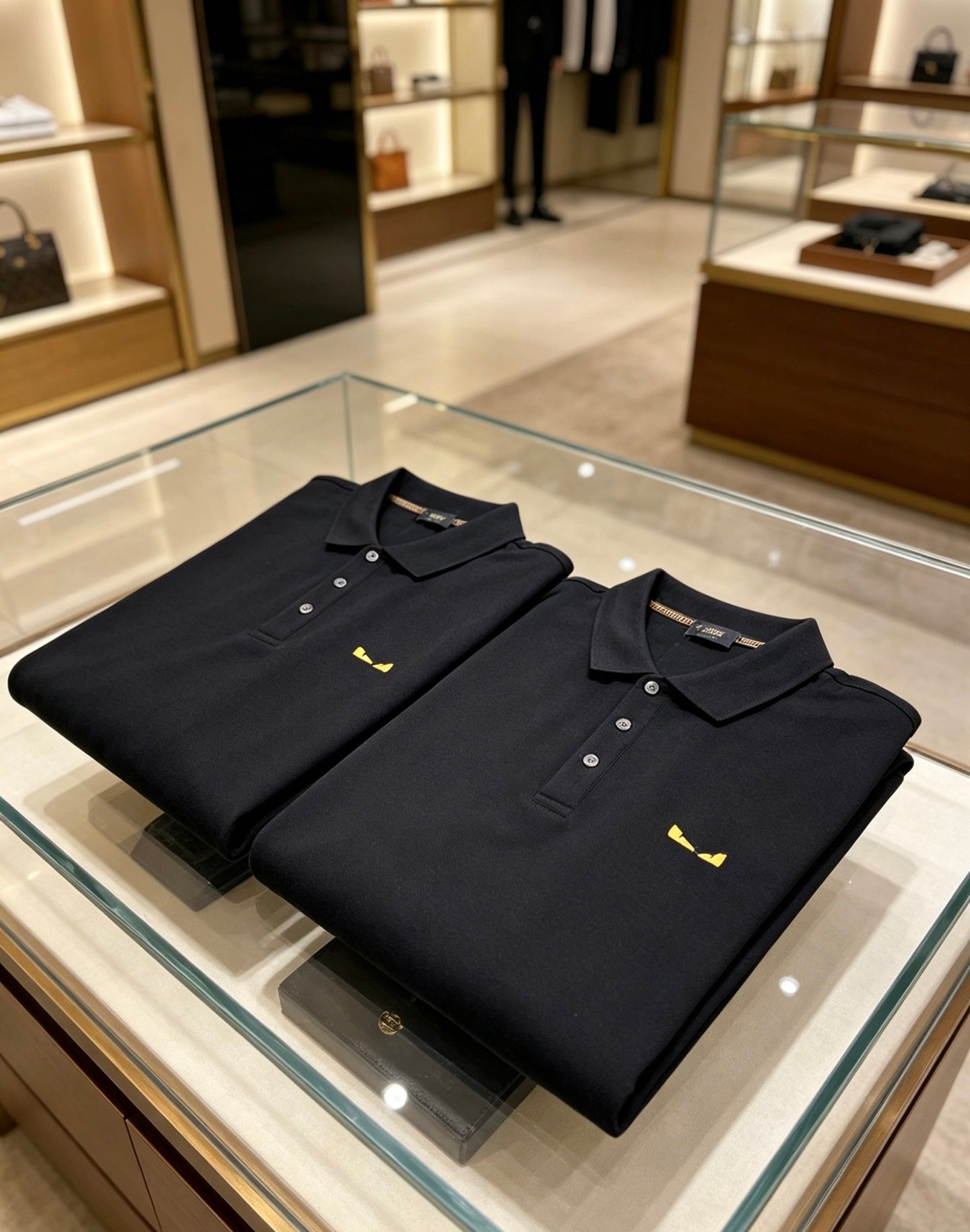 Fendi 2026 Men's Latest Polo Shirt Fabric 736647