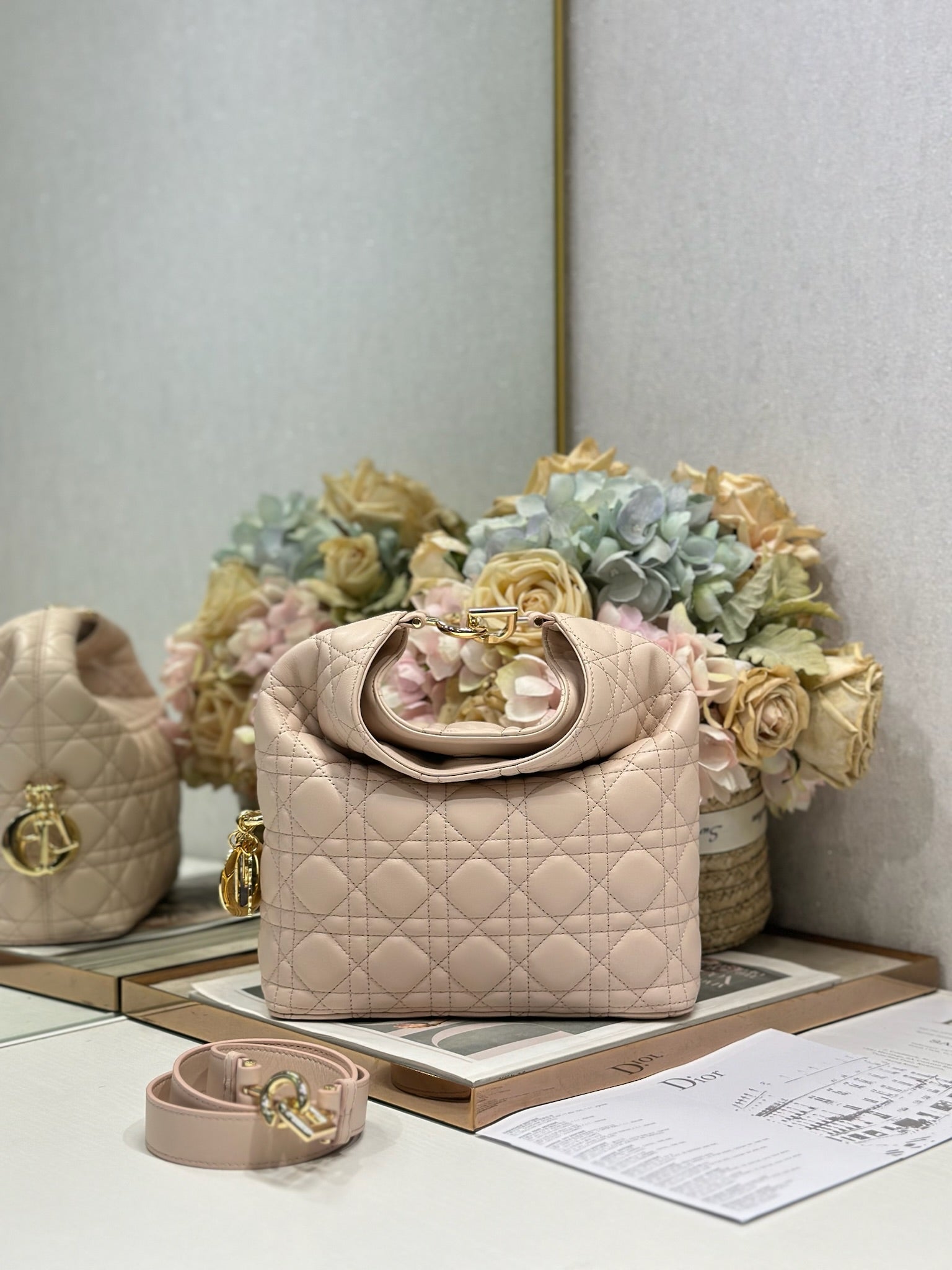 Dior 2026 Bag 27cm Multicolor Lambskin 289493
