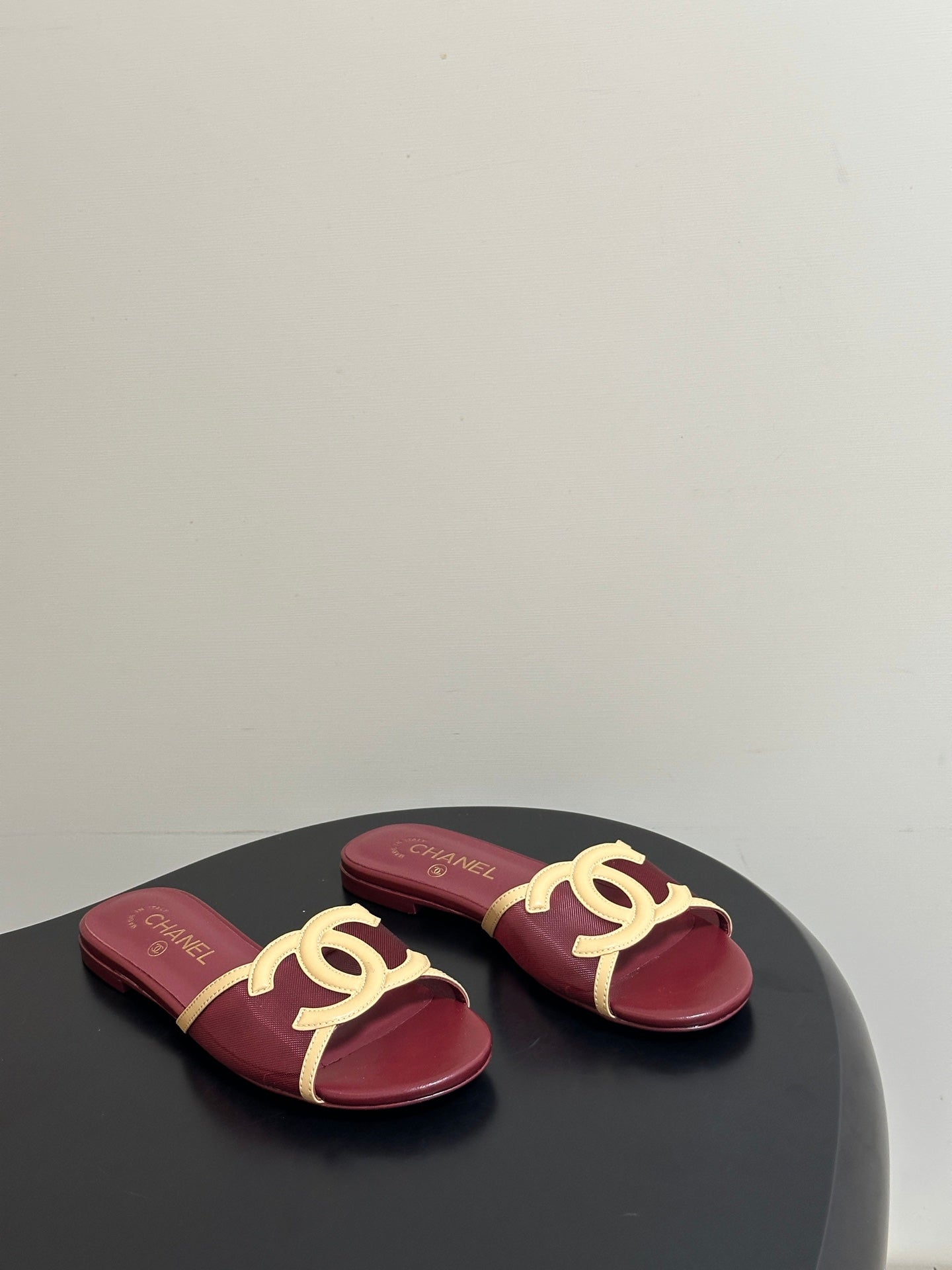 Chanel 2026 Flat Sandals Mesh Sheepskin 834674