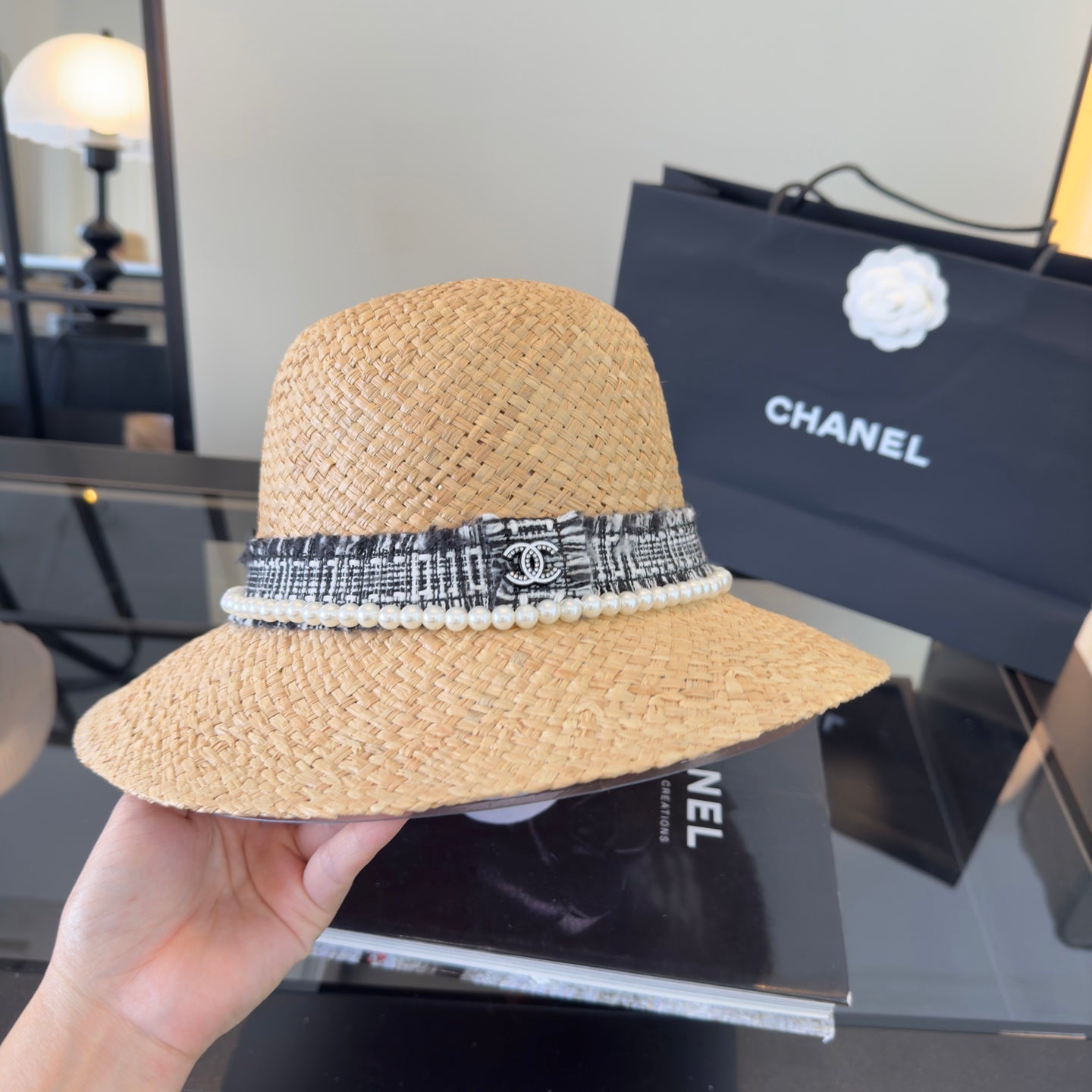 Chanel Straw Hat 360798