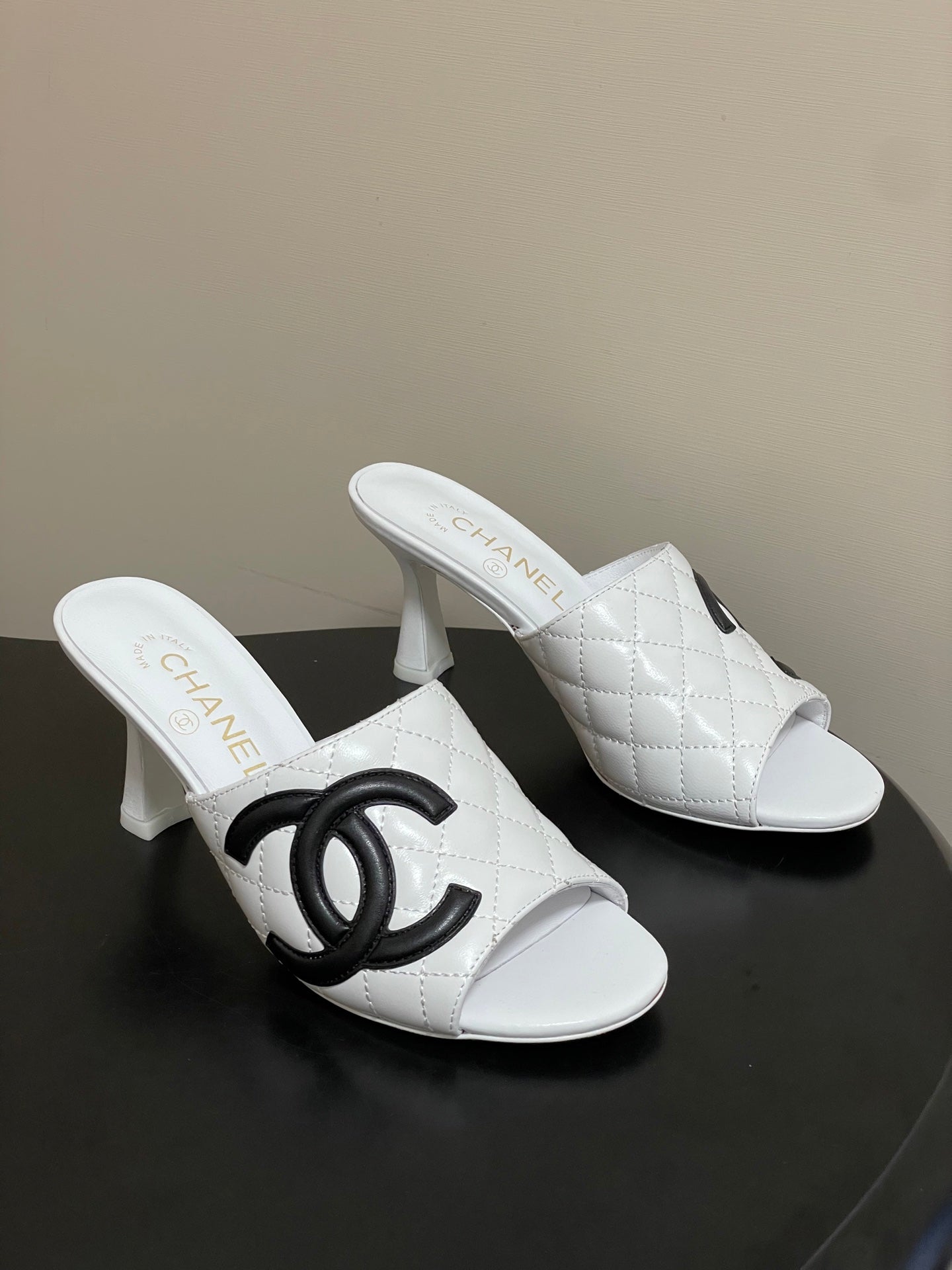 Chanel 2026 High-Heeled Sandals Lambskin Sheepskin 834712