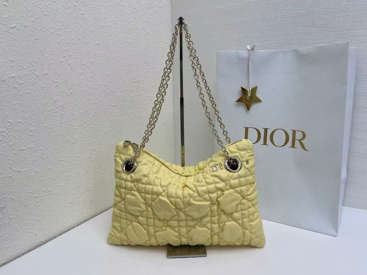 Dior 2026 Milly-La-Foret Bag 33cm Denim and Lambskin 158107