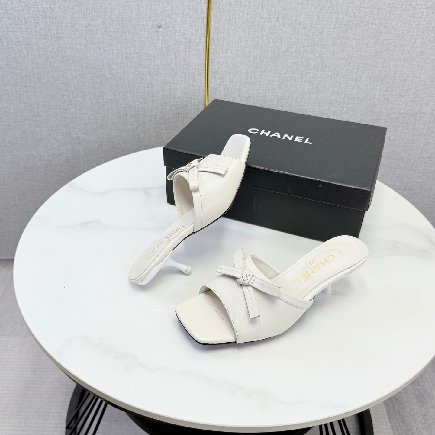 Chanel 2026 Heeled Sandal 35mm Sheepskin 904510