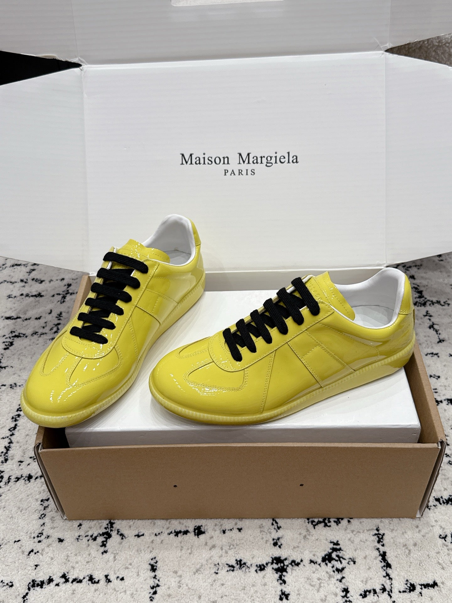 Maison Margiela 2026 Replica Sneaker Glossy Leather 923262