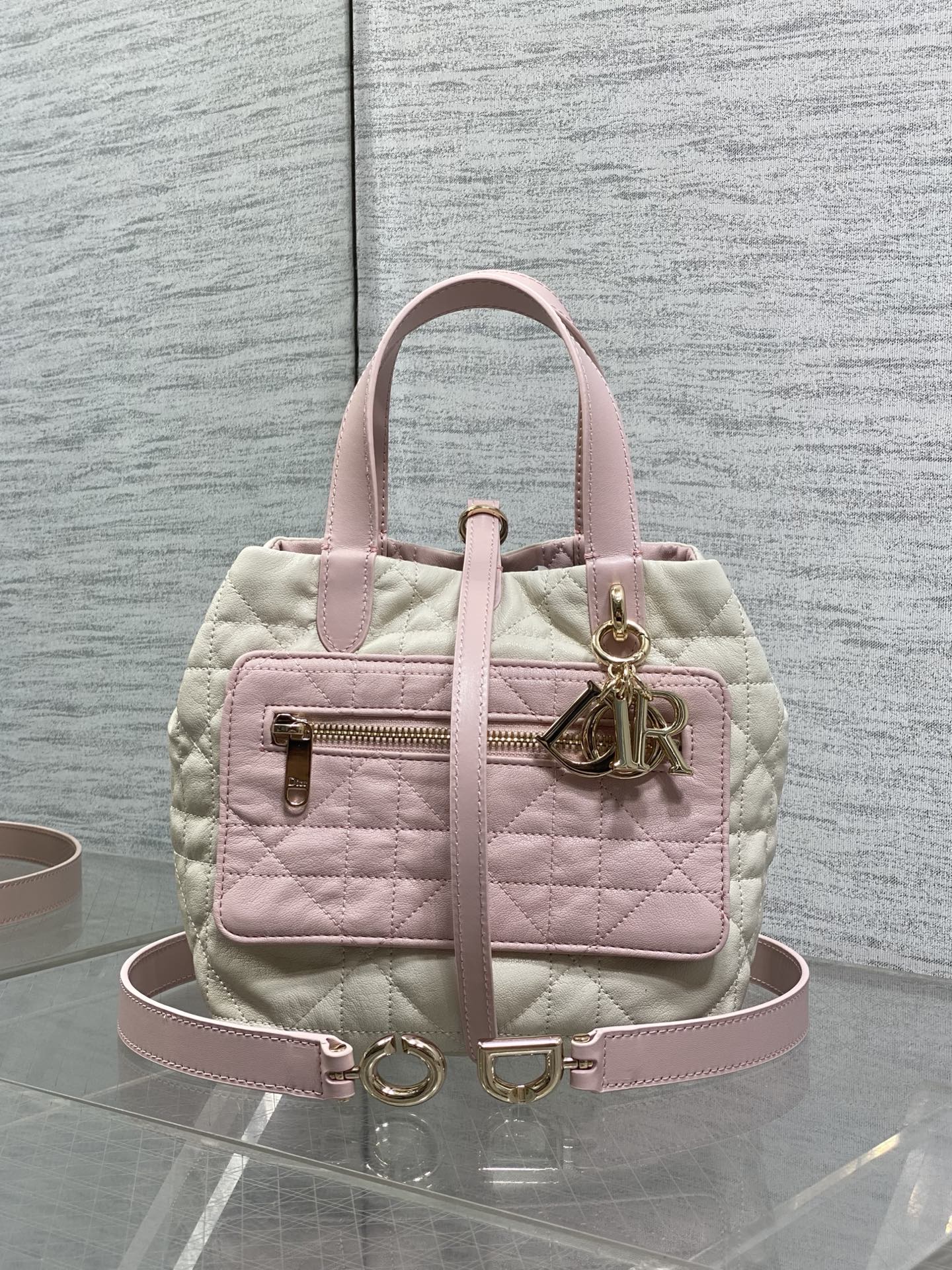 Dior 2026 Toujours Vertical Tote Bag Calfskin