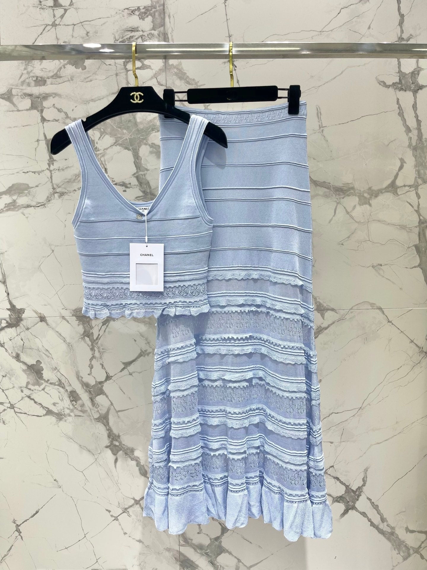Chanel 2026 Ruffled Set Cotton 700862