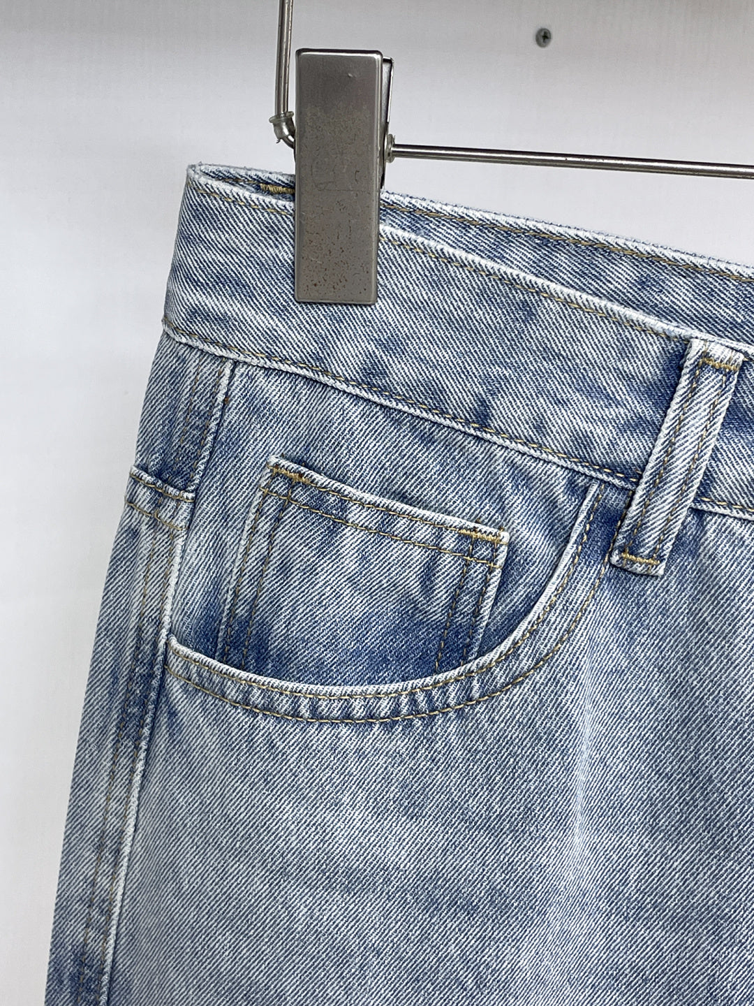 CD 26A Men Wide-Leg Jeans Light Blue Denim 284962